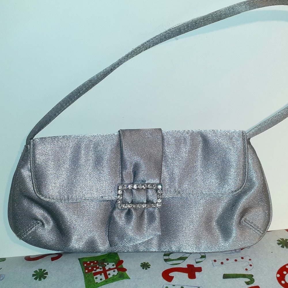 Claire's Clutch Bag With Rhinestone Buckle